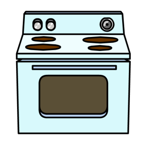 Electric stove oven